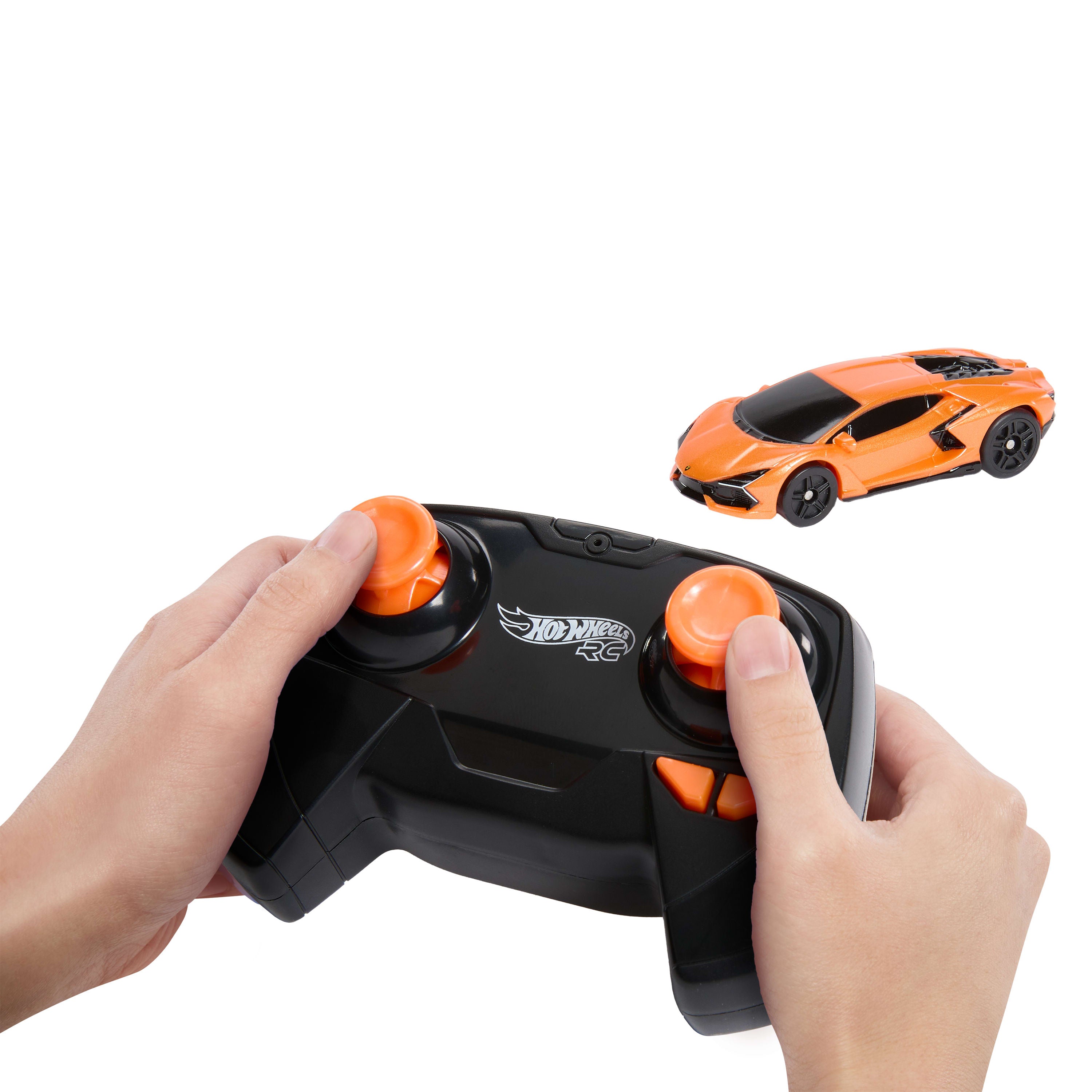 Pille çalışan uzaktan kumandalı ve şarj edilebilir 1:64 ölçekli Hot Wheels Lamborghini Revuelto