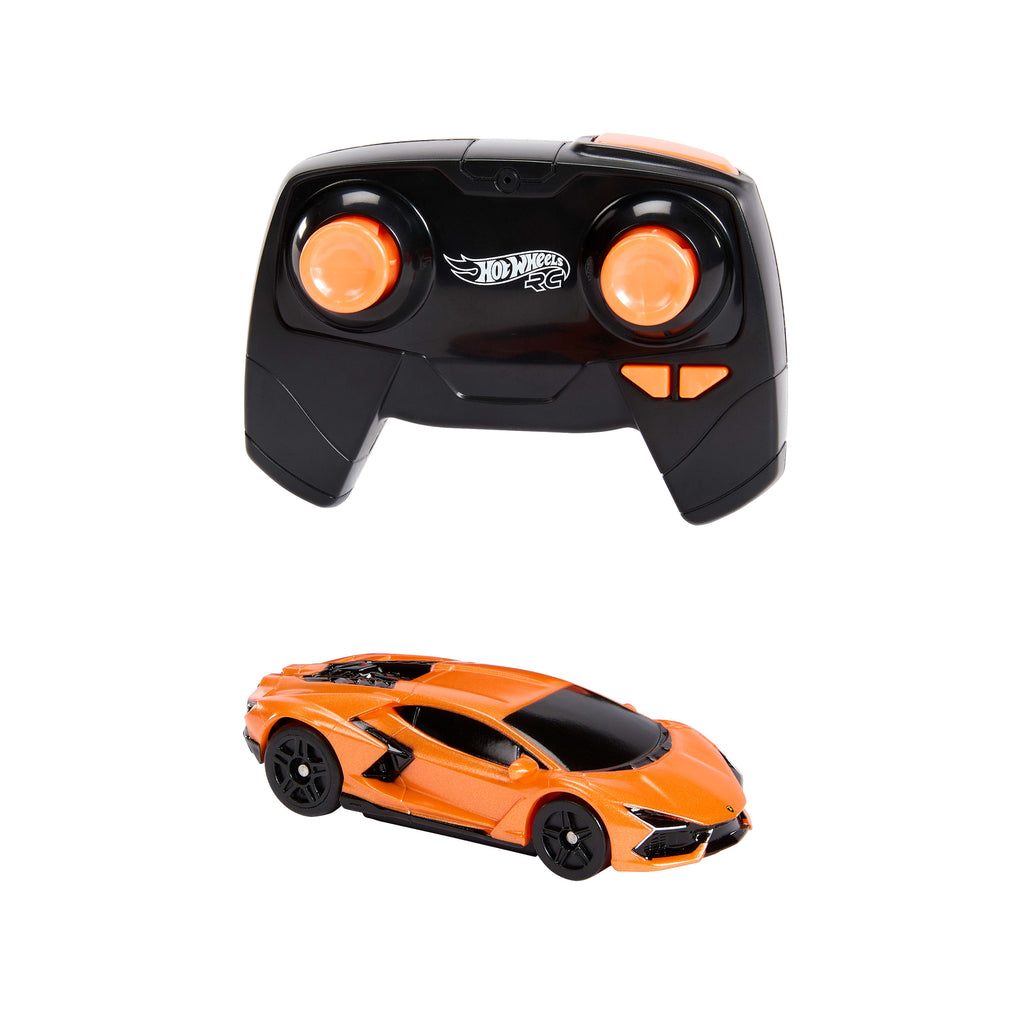 Pille çalışan uzaktan kumandalı ve şarj edilebilir 1:64 ölçekli Hot Wheels Lamborghini Revuelto