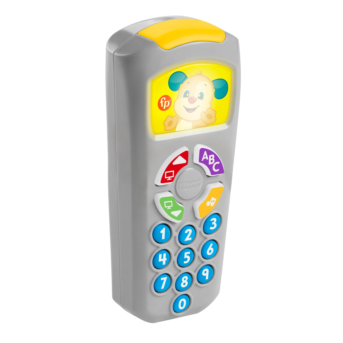Türkçe dil desteğiyle bebekler ve yürüme çağındaki çocuklar için ışıklar ve şarkılar içeren, eğitici Fisher-Price® Eğlen ve Öğren® Köpekçiğin Uzaktan Kumandası