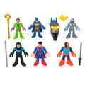 Imaginext DC Super Friends Deluxe Figür Paketi, okul öncesi çağdaki çocuklar için Batman oyuncakları, 9 parça