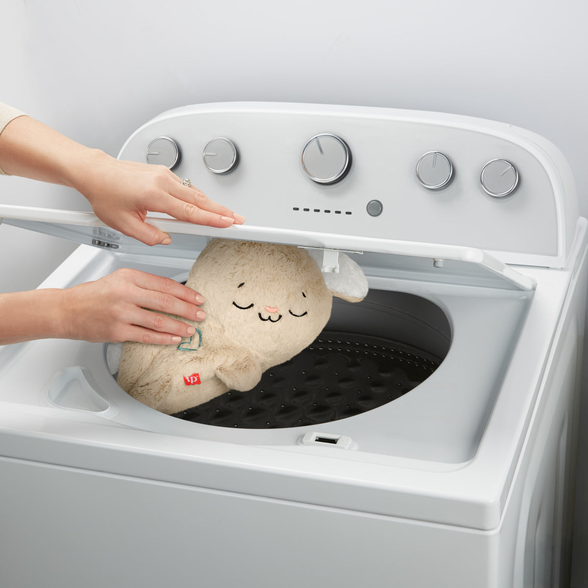 Fisher-Price Uyku Arkadaşım Tavşancık pelüş bebek oyuncağı ve kişiselleştirilebilir hareketli ses makinesi