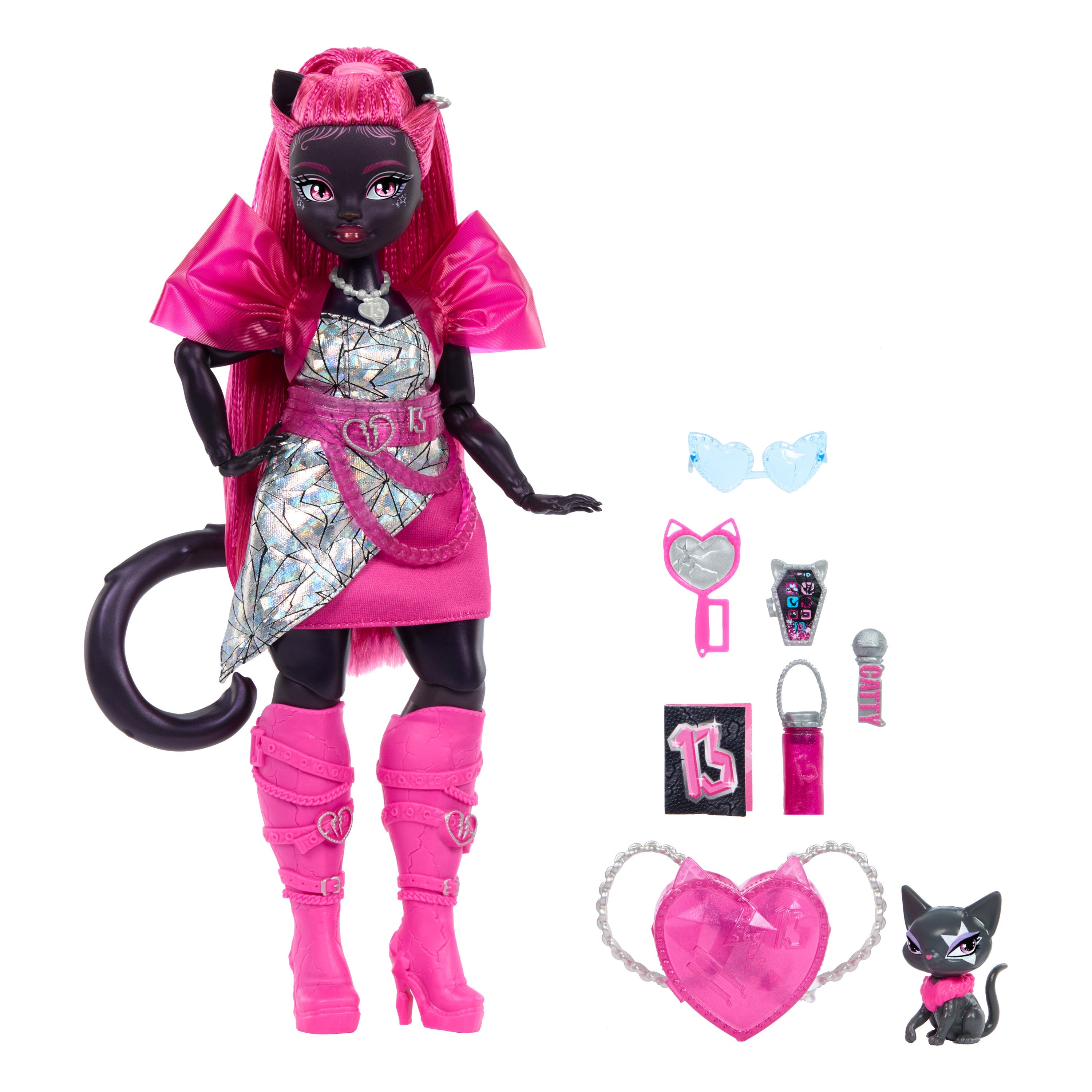 Monster High Catty Noir moda bebeği