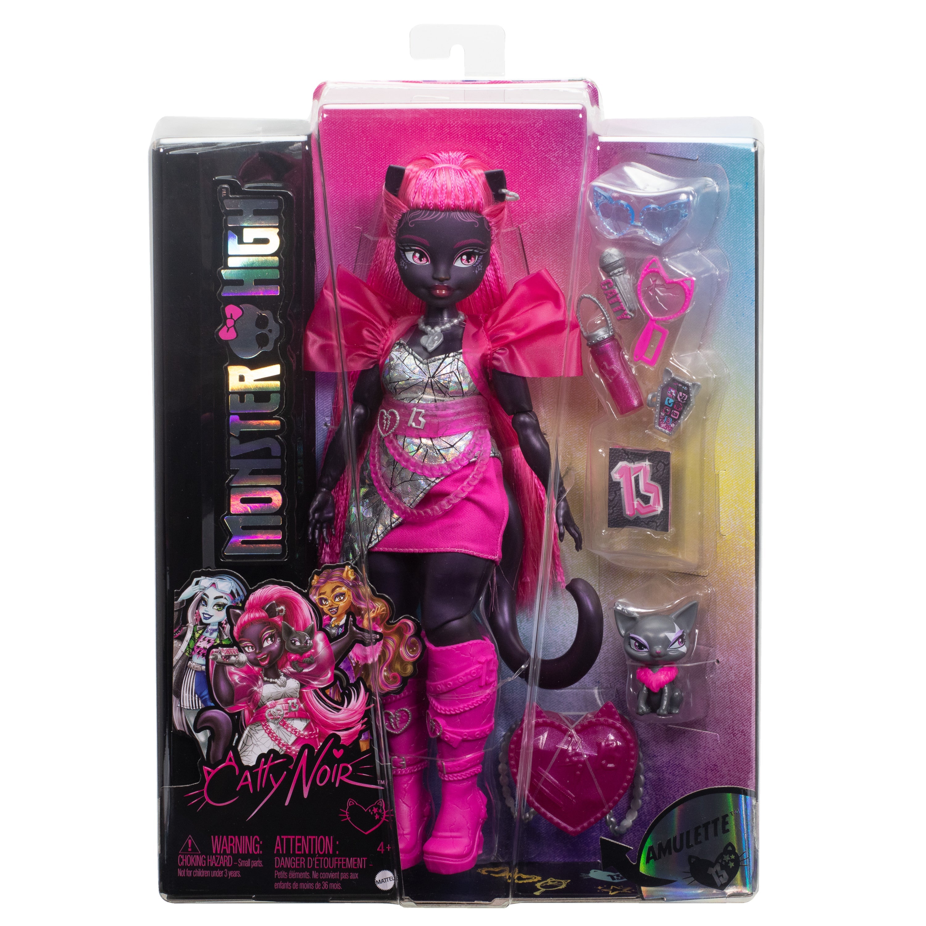 Monster High Catty Noir moda bebeği