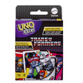 Çocuklar ve aile boyu eğlence için UNO Flip Transformers kart oyunu