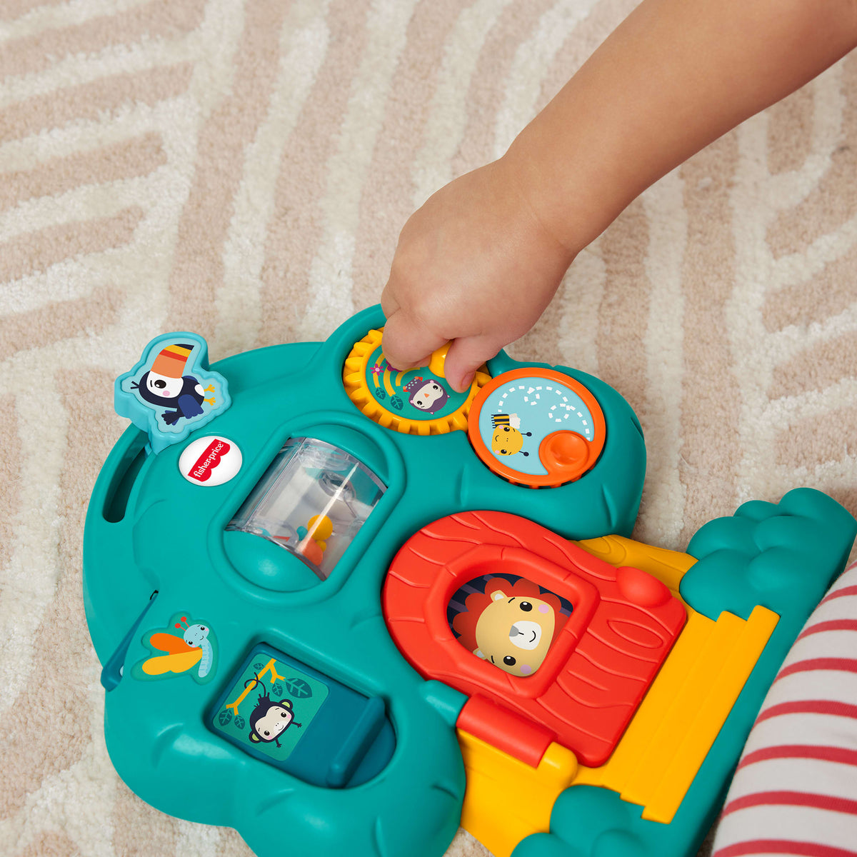 Fisher-Price Hayvan Dostlar Keşif Serisi bebek aktivite oyuncakları koleksiyonu, stiller çeşitlilik gösterebilir