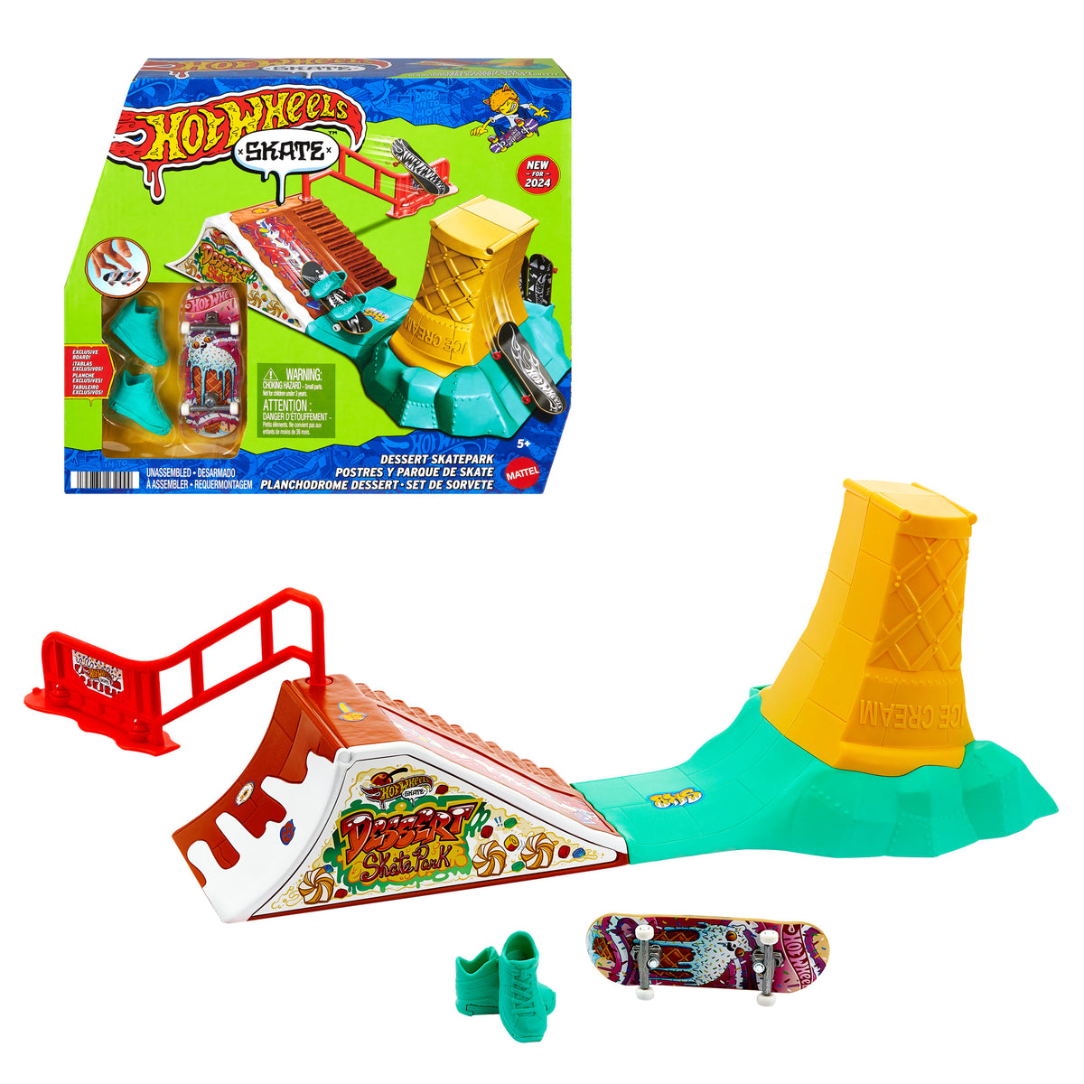 Hot Wheels Skate Tatlı Diyarı Skatepark Seti (Parmak Kaykay)
