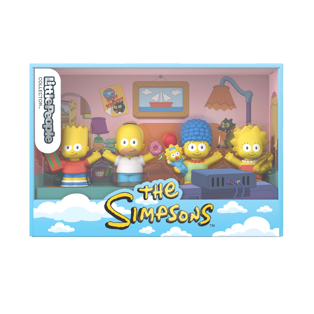 Hayranlar için Little People Collector The Simpsons özel seri koleksiyon seti, 4 figür