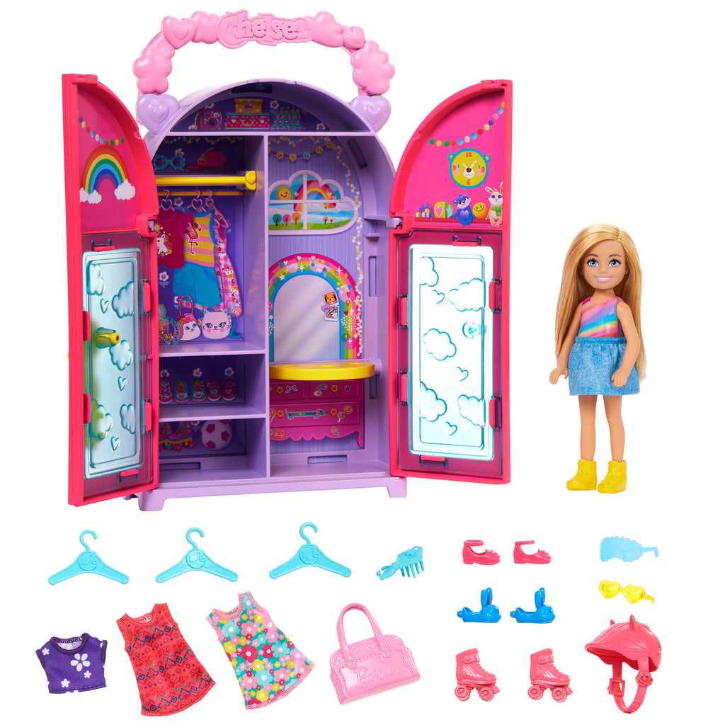 Barbie Chelsea Bebek ve Gardırop Oyun Seti