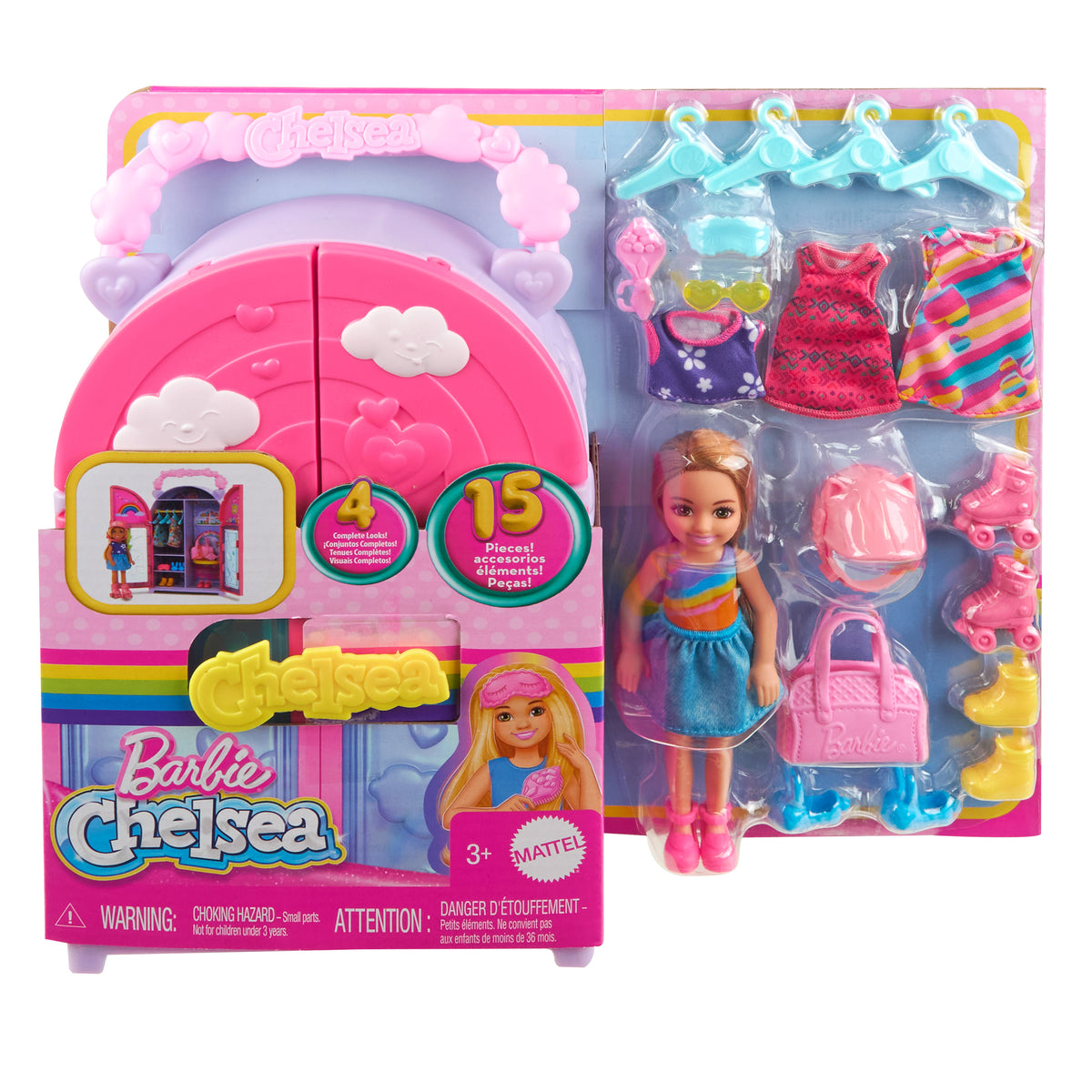 Barbie Chelsea Bebek ve Gardırop Oyun Seti