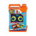 1:64 ölçekli Motosaurus oyuncak araç ve ezilmiş 2 araba bulunan Hot Wheels Monster Trucks Taşınabilir Oyun Seti
