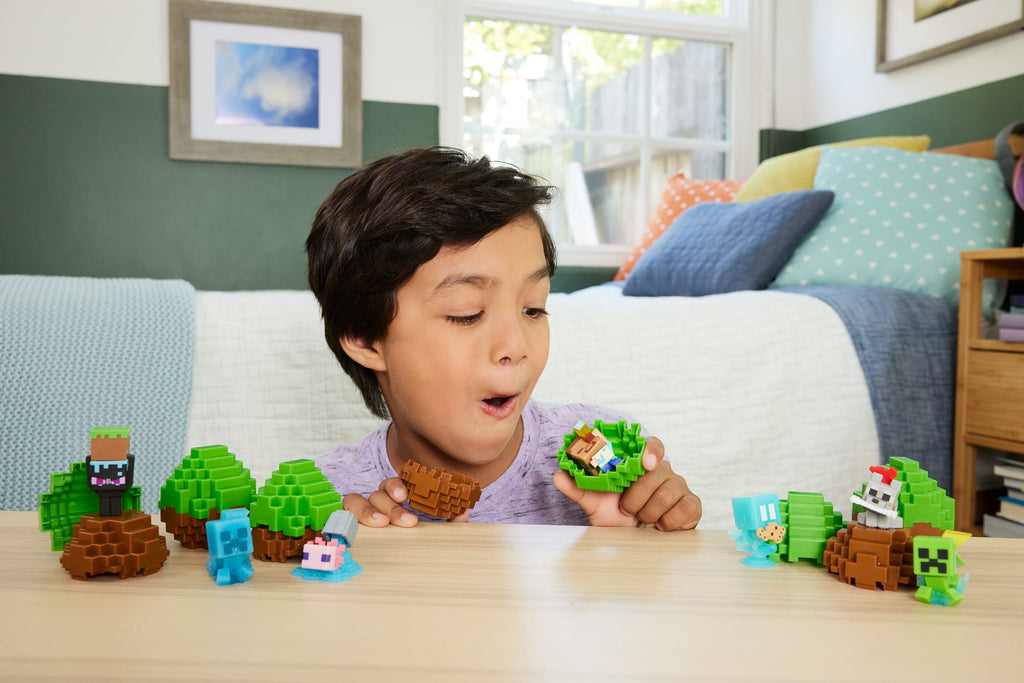 Minecraft Mini Spawn Egg figür koleksiyonu (karakterler farklılık gösterebilir)