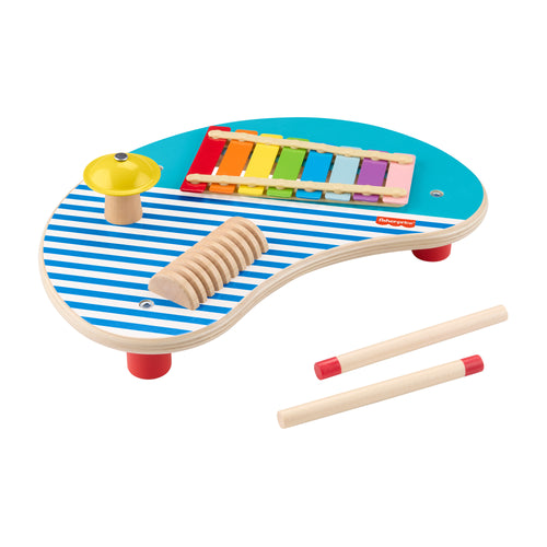 3 ahşap parçadan oluşan Ahşap Müzik Keyfi ve oyuncak perküsyon enstrümanları
