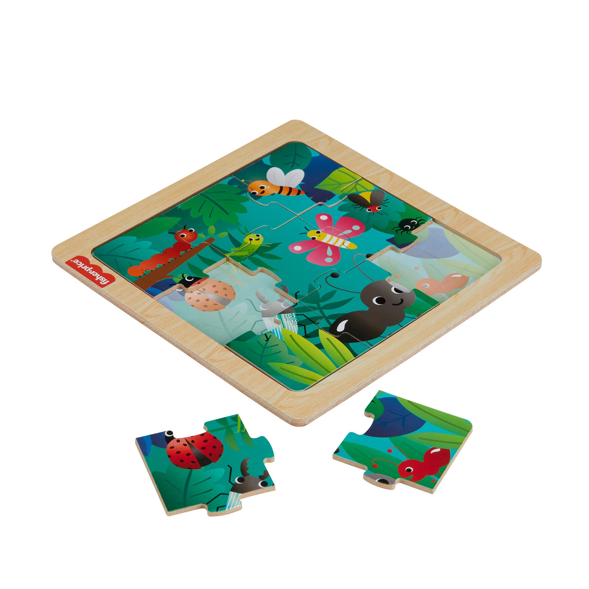 Yürüme çağındaki ve okul öncesi çağdaki çocuklar için Fisher-Price® Ahşap Yapboz koleksiyonu (Stiller çeşitlilik gösterebilir)