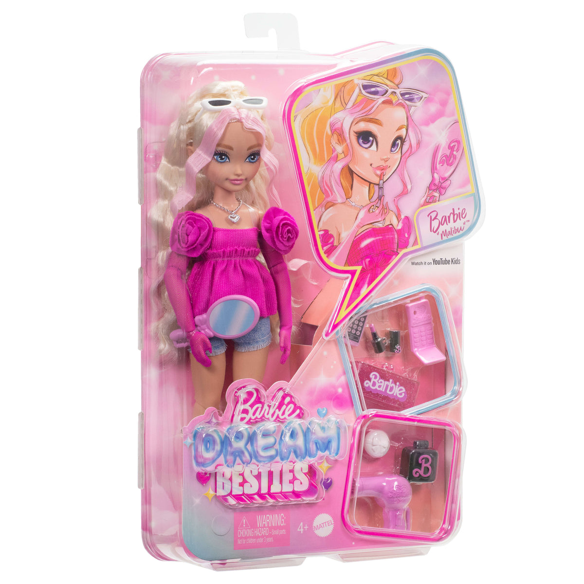 Barbie Dream Besties™ Barbie 'Malibu'™ Bebek ve Aksesuarları