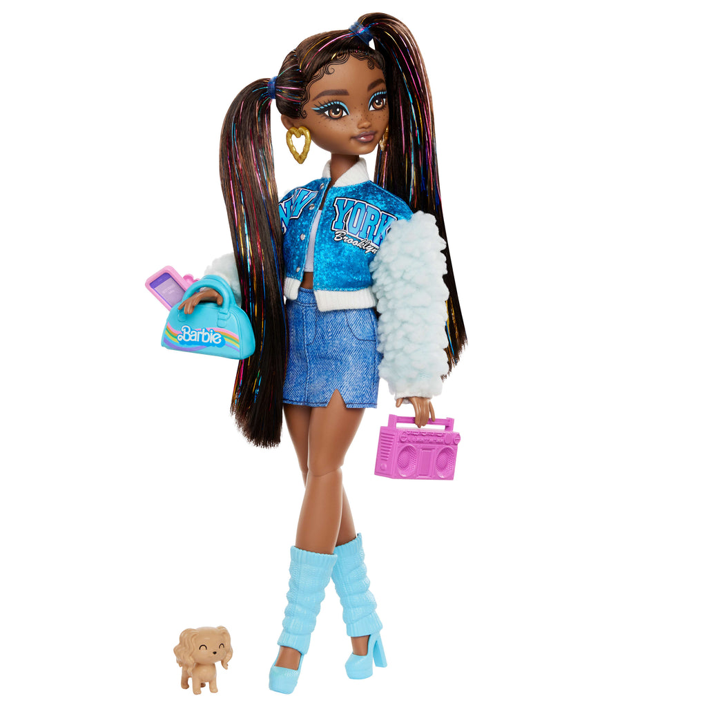 Barbie Rüya Arkadaşlar 'Brooklyn' Bebek Seti - Dans ve Müzik Temalı 8 Aksesuar