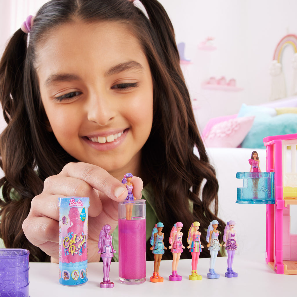 Barbie Mini BarbieLand Color Reveal Sürpriz Mini Bebek, 4 cm