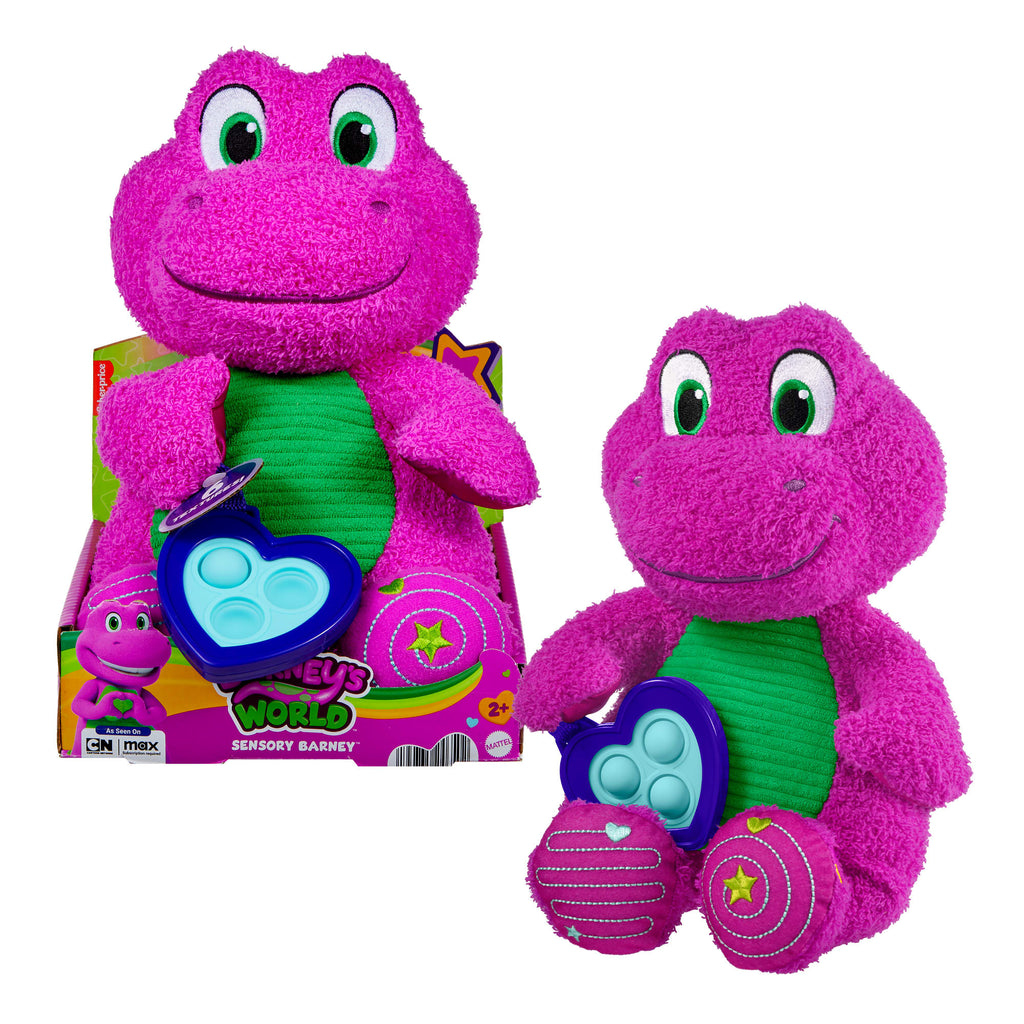 Fisher-Price Barney's World Duyusal Barney Peluş