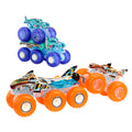 Hot Wheels Monster Trucks Power Smashers oyuncak araç ve büyük TIR çoklu paketi (4 oyuncak araç)