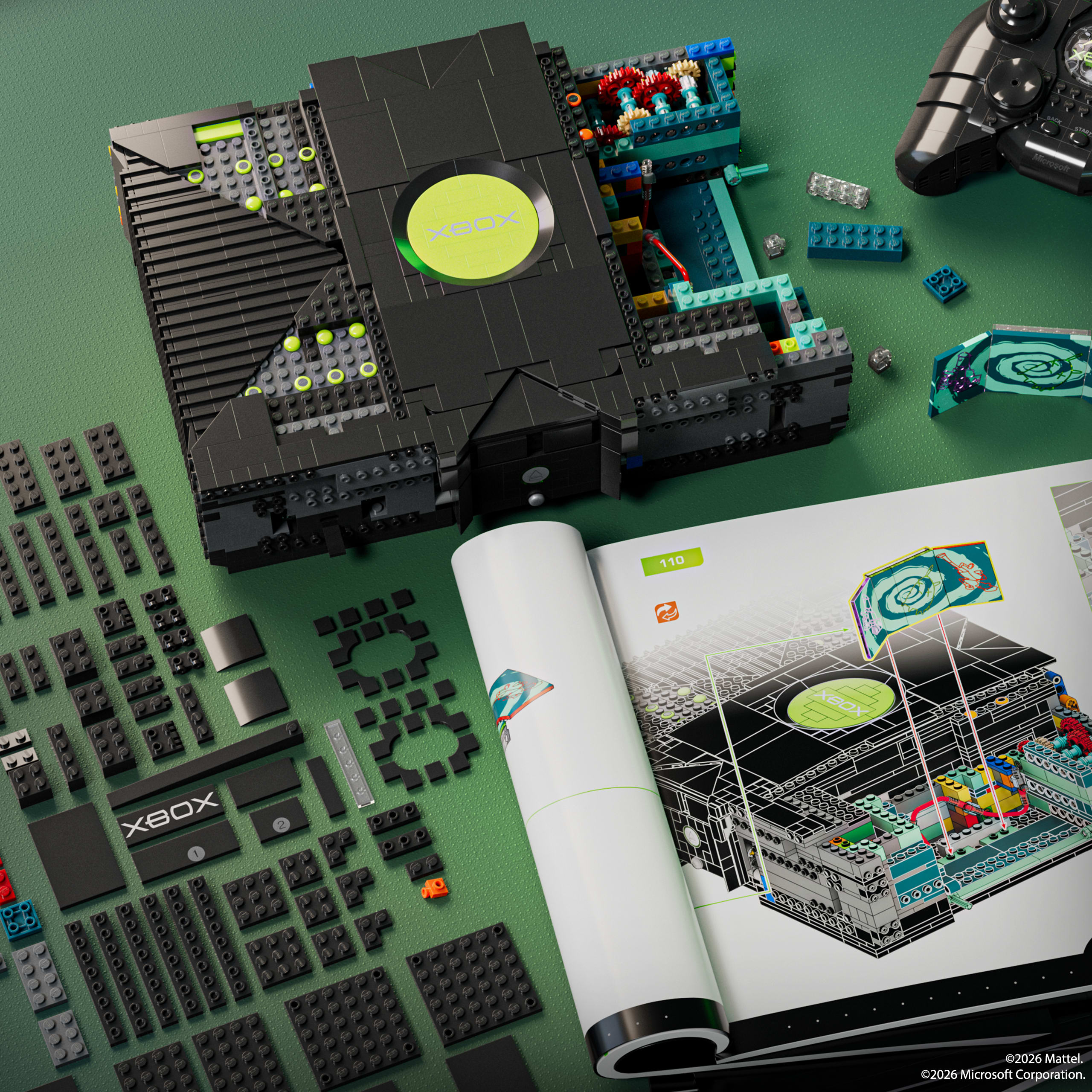Mattel Brick Shop Microsoft Xbox Yapım Seti (3509 Parça)