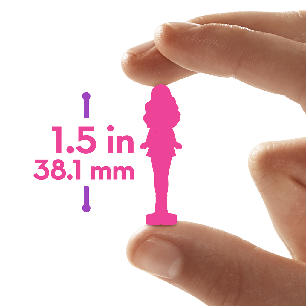 Barbie Mini BarbieLand Pop Reveal Sürpriz Mini Bebek - 4 cm, Duyusal Gelişim Oyuncağı
