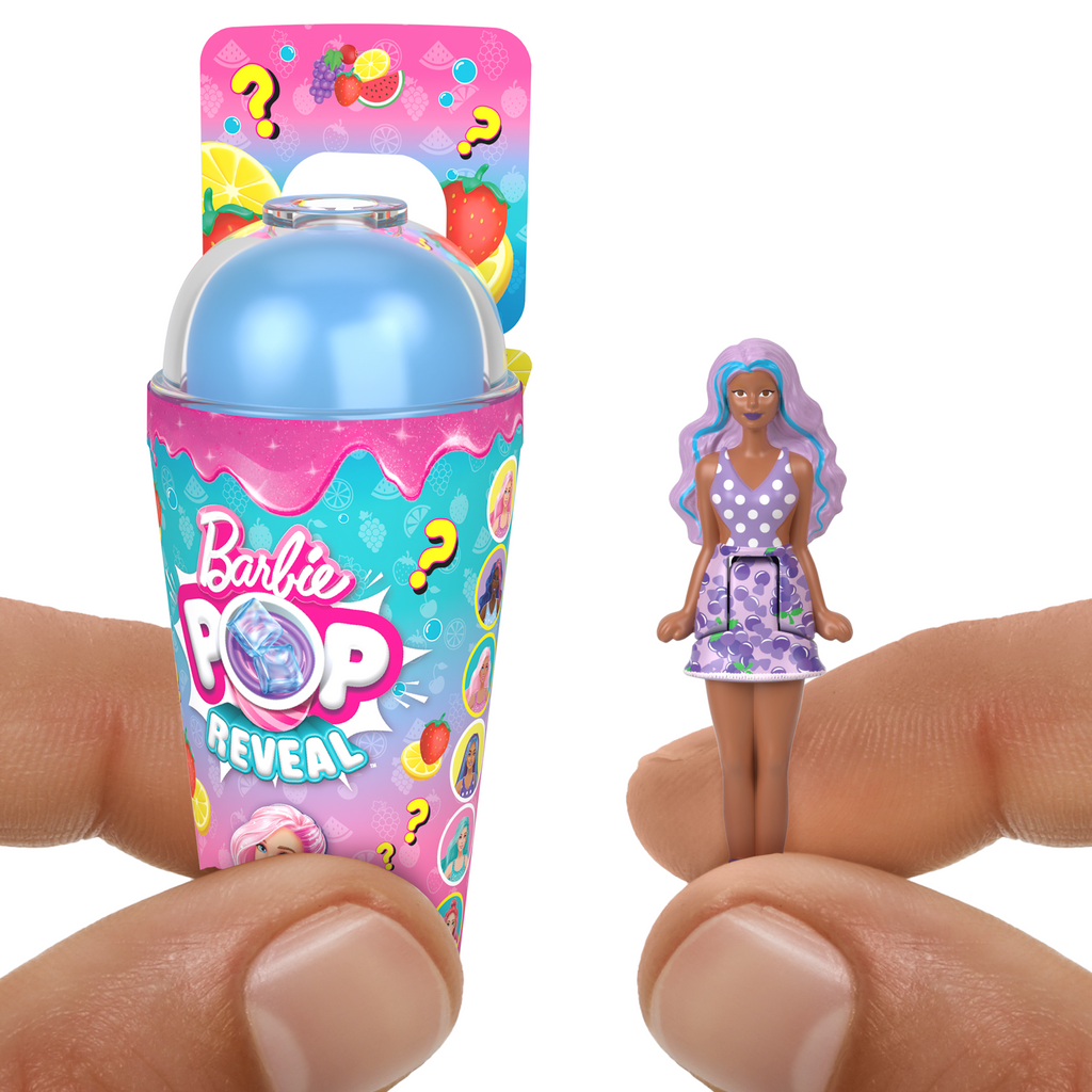 Barbie Mini BarbieLand Pop Reveal Sürpriz Mini Bebek - 4 cm, Duyusal Gelişim Oyuncağı
