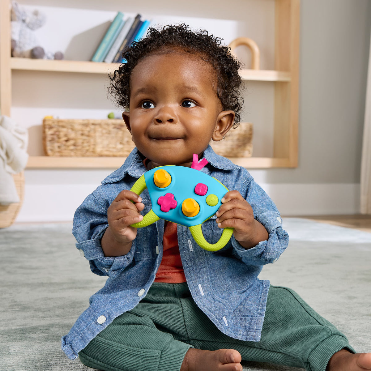 Fisher-Price Minik Oyuncu hediye seti, yenidoğanlara yönelik 3 adet gelişime yardımcı oyuncak