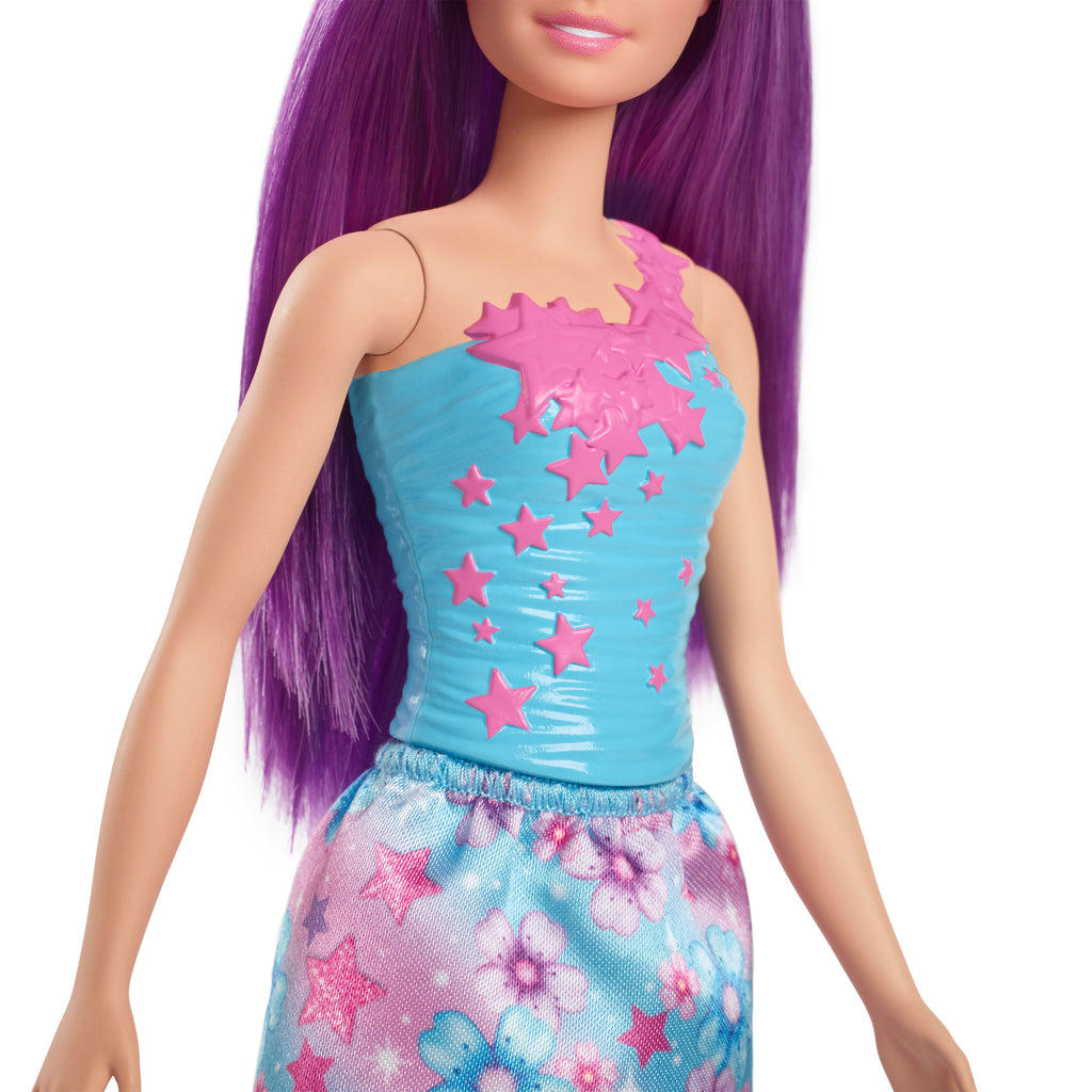 Barbie® büyüleyici bebek ve tek boynuzlu at oyuncak seti, eyer, fırça ve aksesuarlar