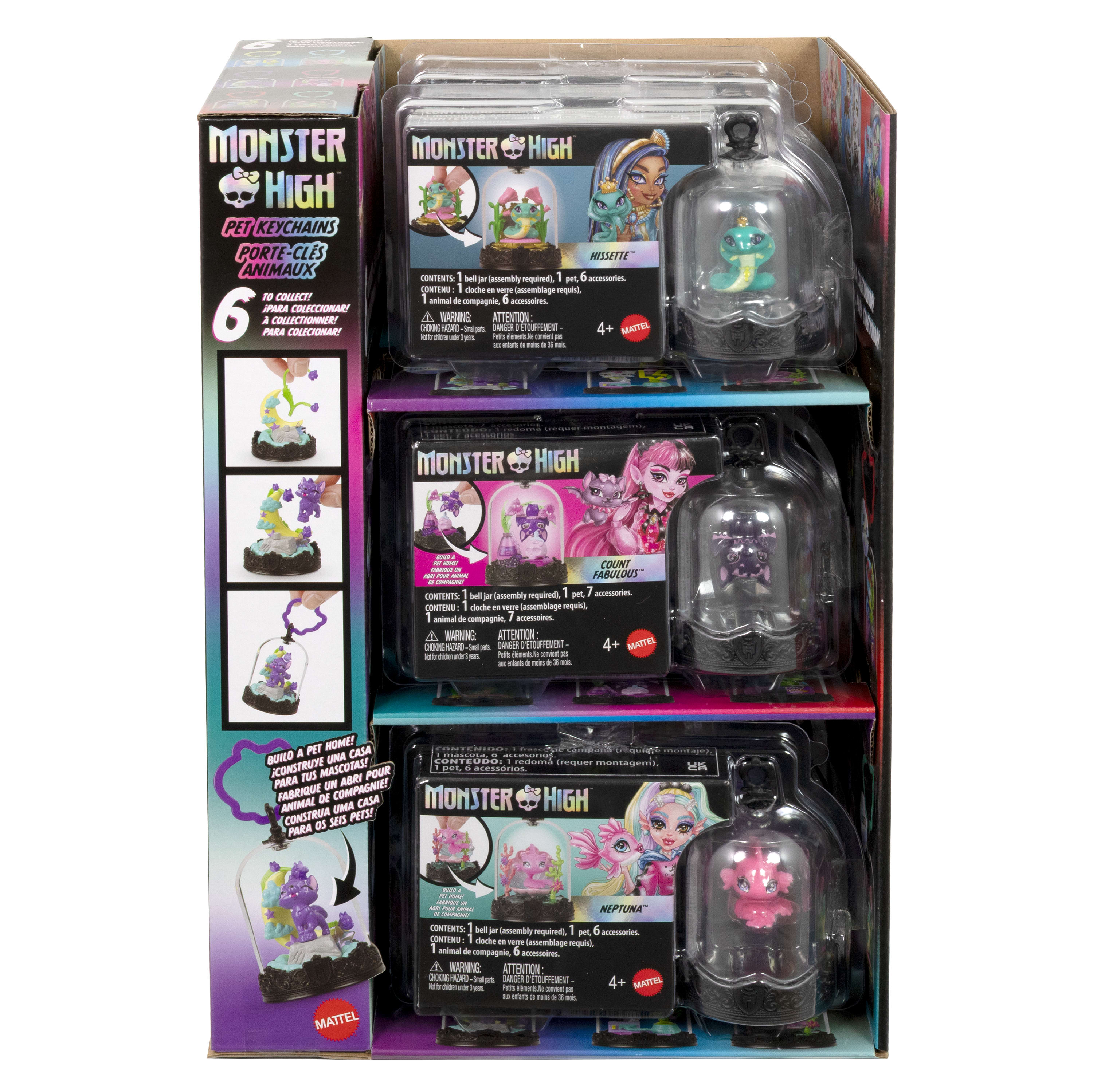 Monster High Evcil Hayvan Anahtarlığı (Sürpriz Asorti)