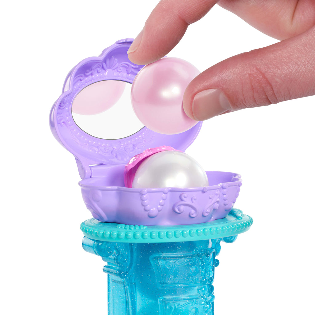 Disney Prensesi Ariel Vanity Pop deniz kızı bebek ve 5 sürprize sahip makyaj masası