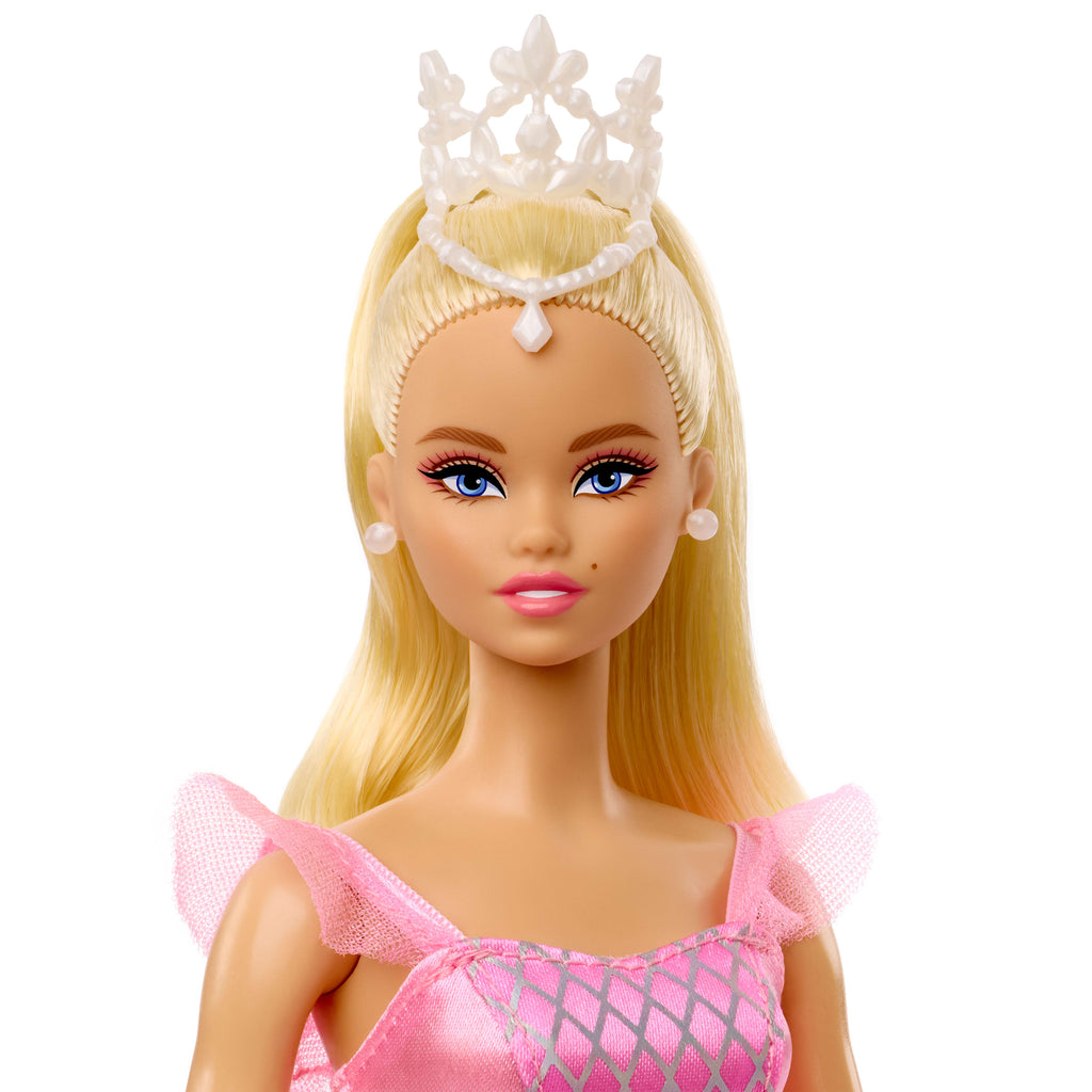 Satenimsi pembe tütüsüyle koleksiyona uygun Barbie Signature Balerin bebek