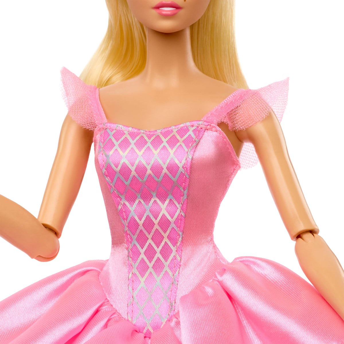 Satenimsi pembe tütüsüyle koleksiyona uygun Barbie Signature Balerin bebek