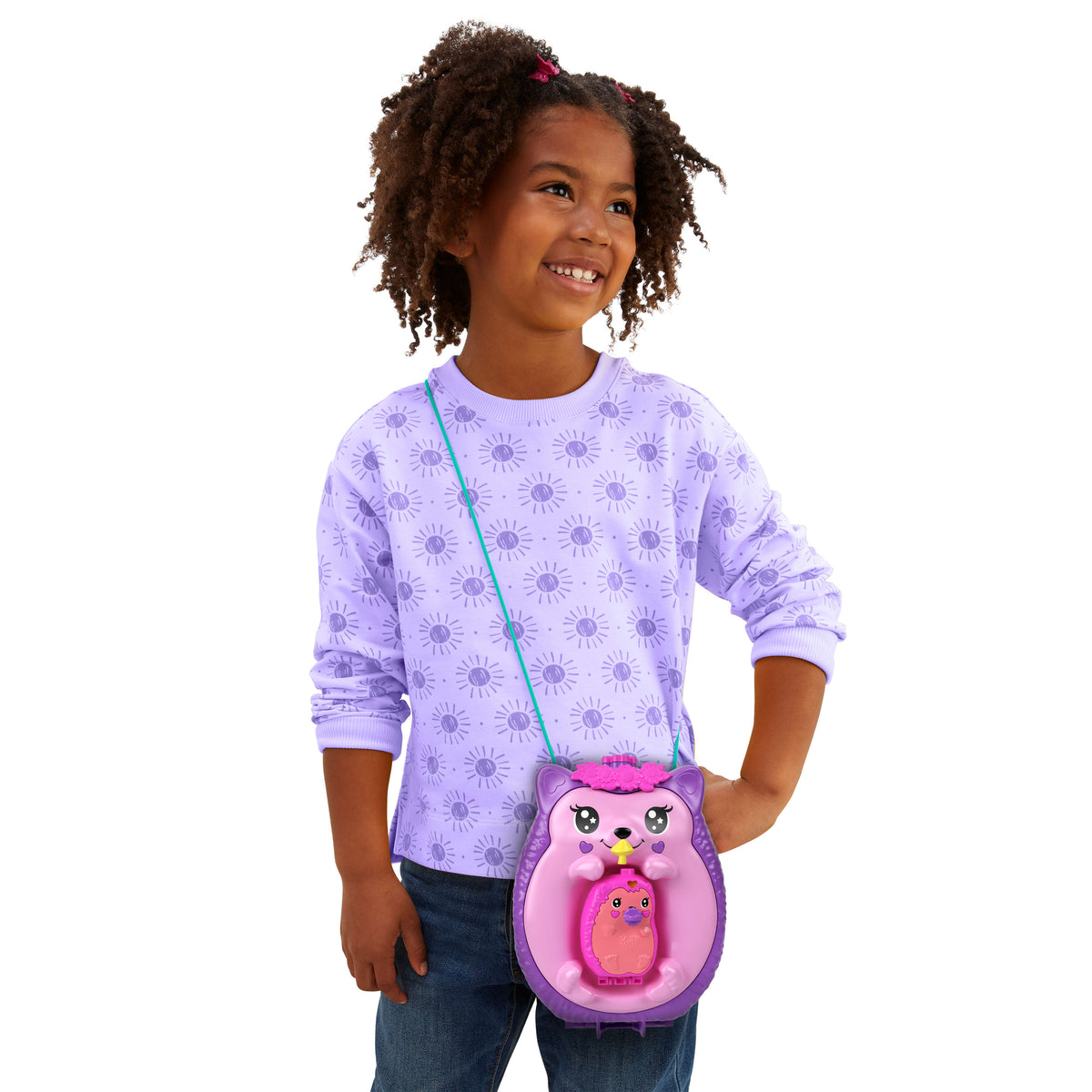 Polly Pocket Kirpi Anne ve Bebek Çanta Oyun Seti