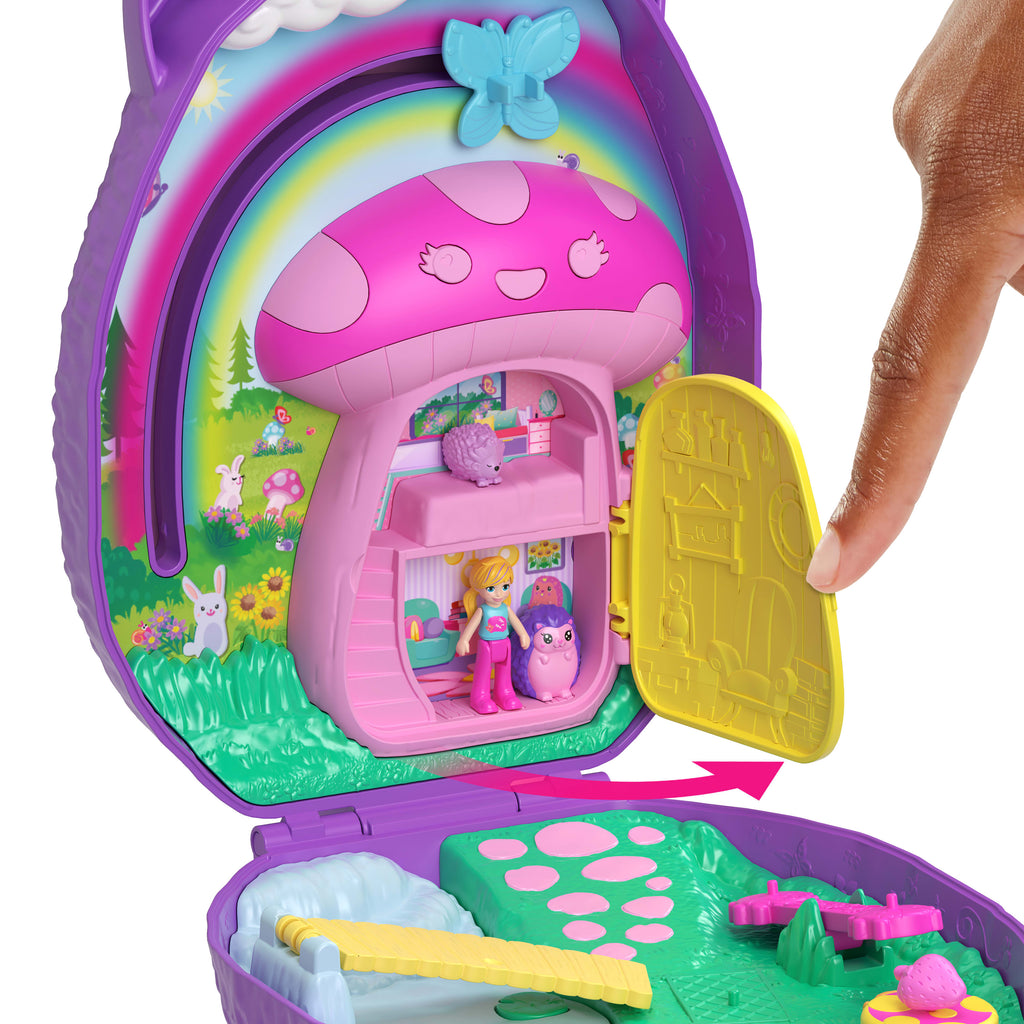 Polly Pocket Kirpi Anne ve Bebek Çanta Oyun Seti