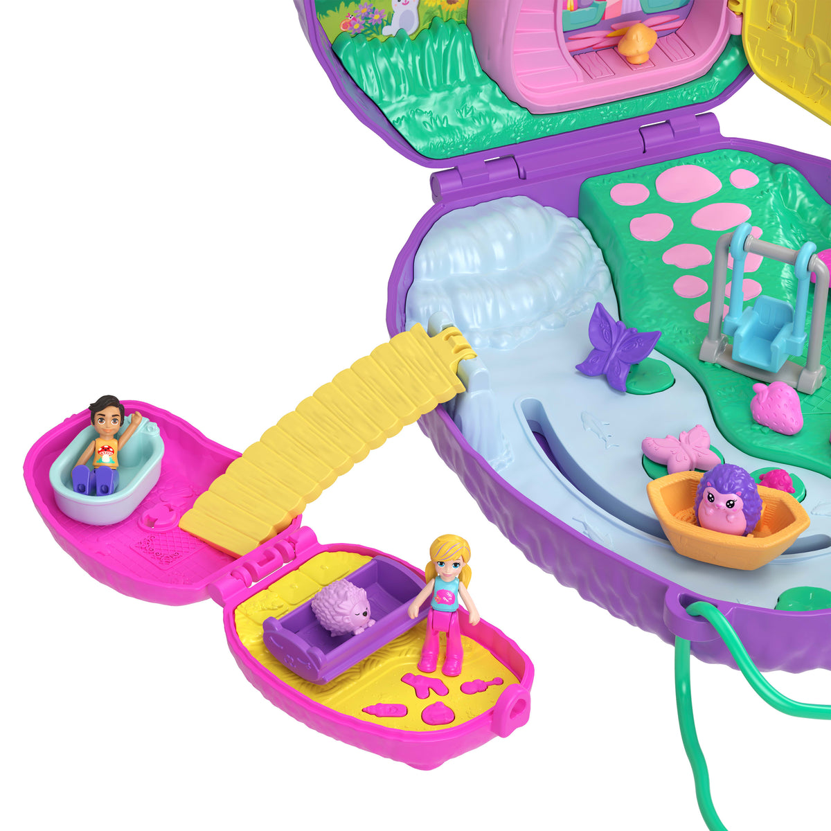 Polly Pocket Kirpi Anne ve Bebek Çanta Oyun Seti