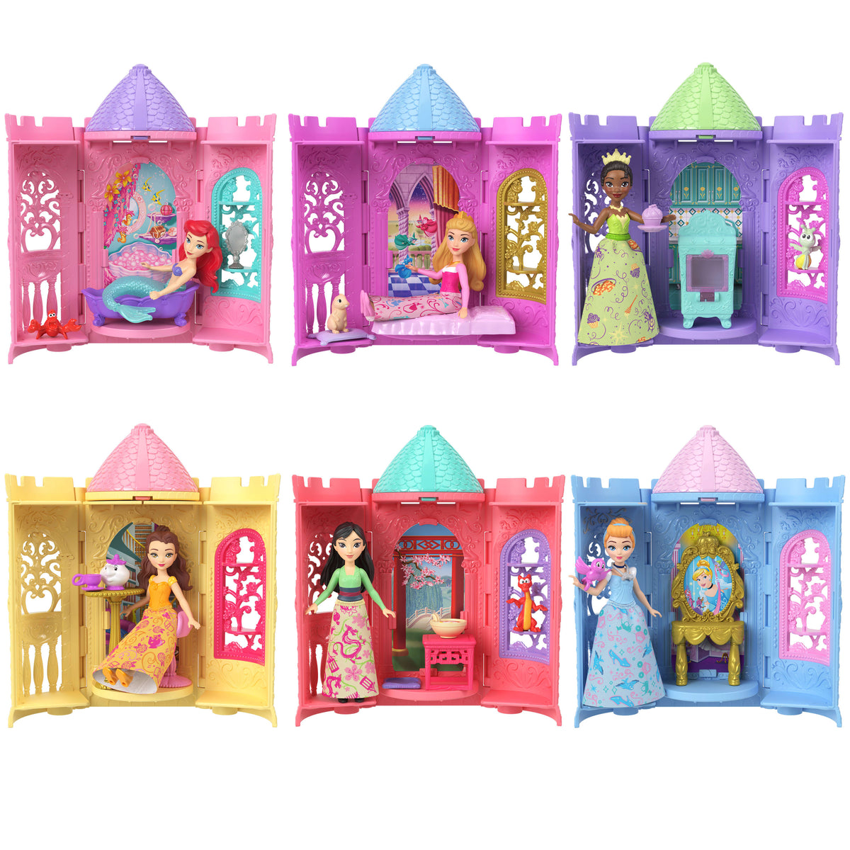 Disney Prenses Hikaye Kuleleri Bebek (Sürpriz Asorti)