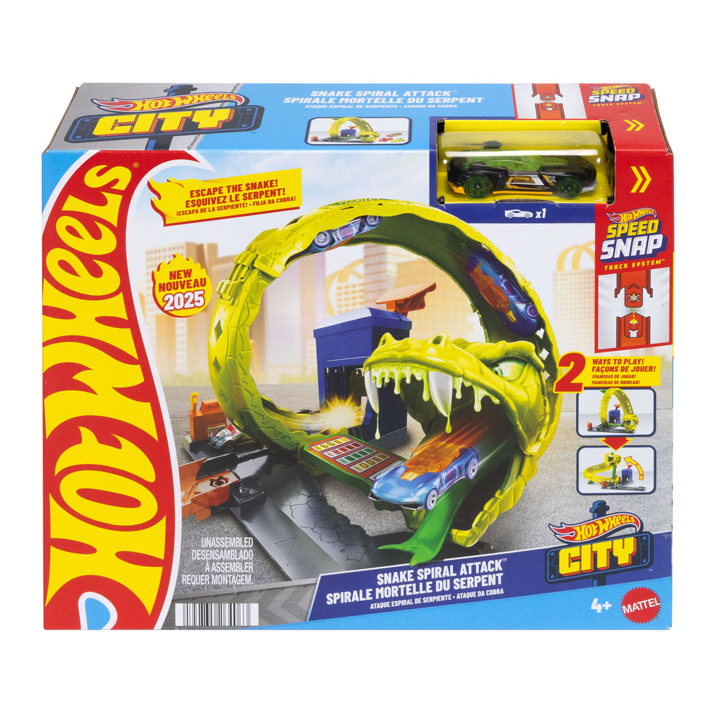 Hot Wheels City Yılan Sarmal Saldırı Oyun Seti