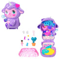 Polly Pocket Rüyalar Diyarı mini oyun seti, 1 mikro bebek ve tek boynuzlu at figürü, yiyecek ve stil aksesuarlarının yer aldığı taşınabilir oyuncak