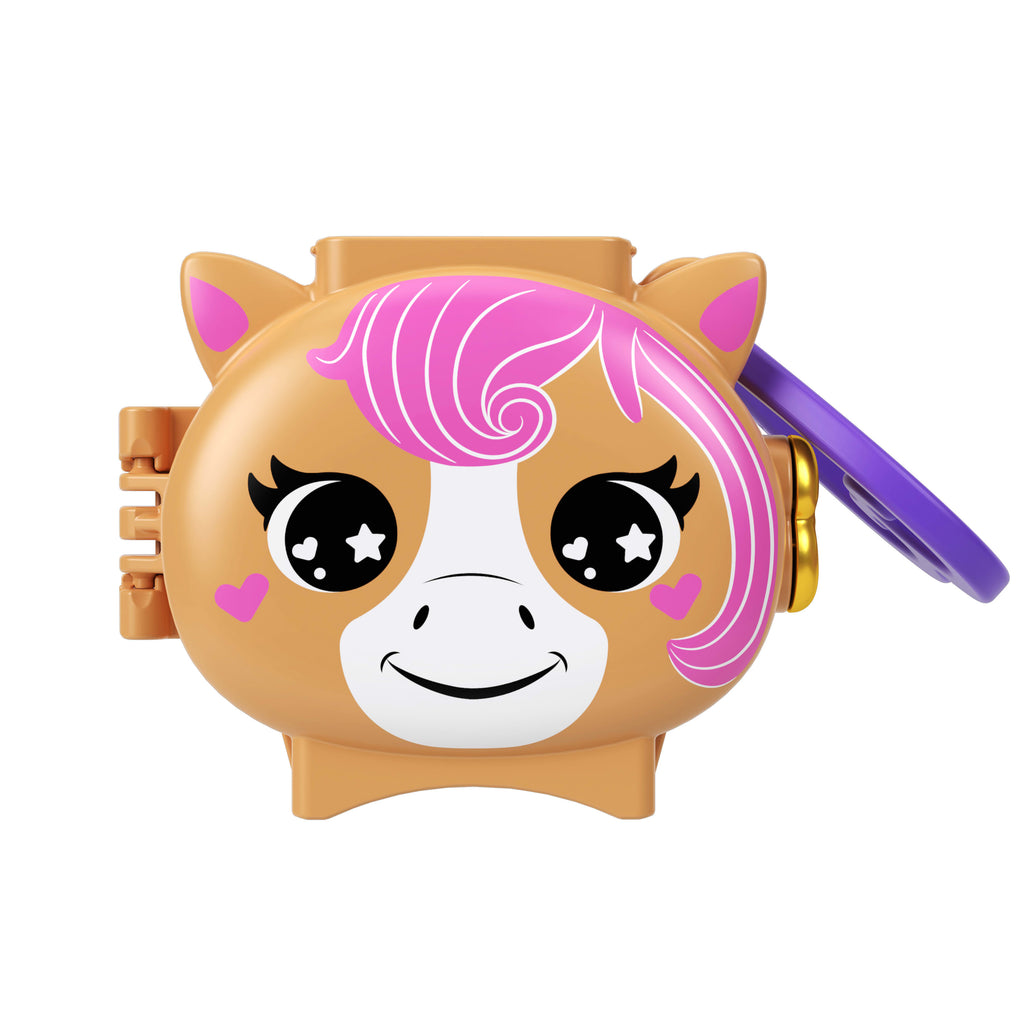 JCB20 Polly Pocket Sevimli Hayvanlar Kompakt Oyun Seti 4 Yaş ve Üzeri