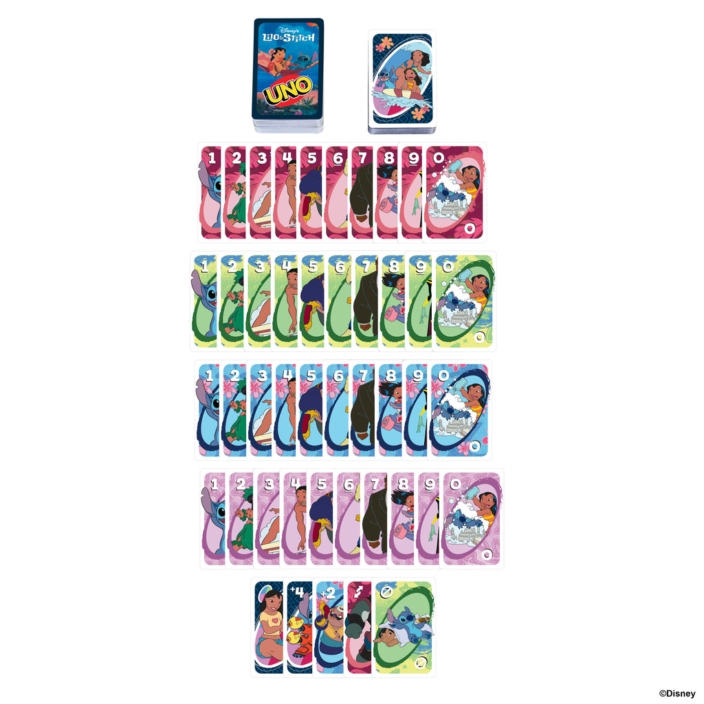 UNO Disney Lilo ve Stitch Kart Oyunu