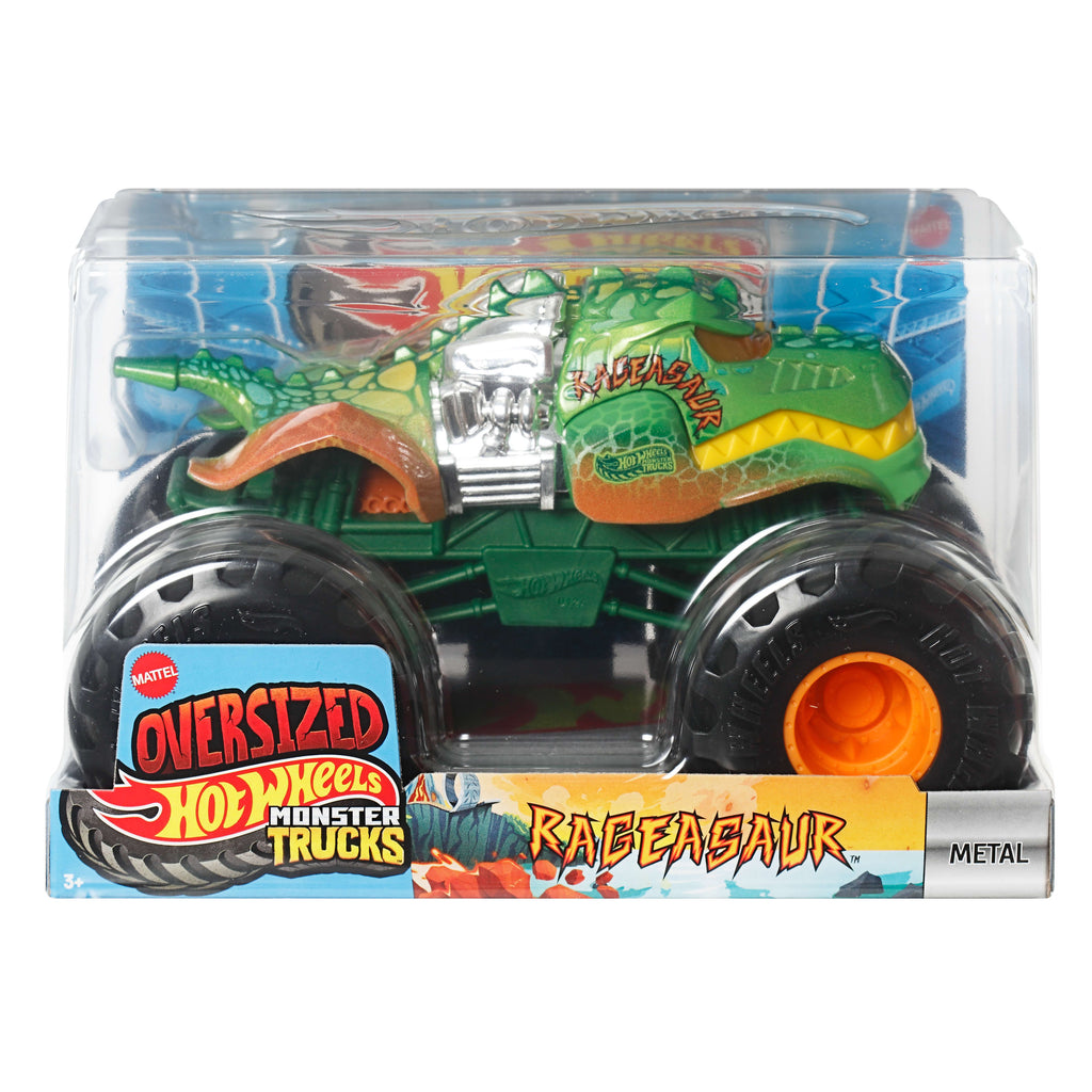 Hot Wheels Monster Trucks Rageasaur 1:24 Büyük Boy Araç