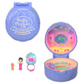 Polly Pocket Heritage Yüzük Kutusu Mermaid Seashell Oyun Seti, Mikro Deniz Kızı Bebek, Denizatı ve Takılabilir Deniz Kabuğu Yüzük