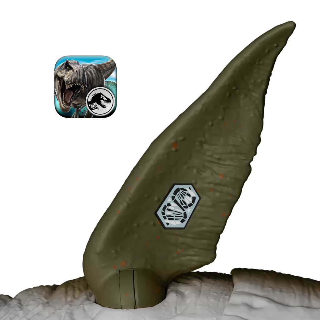 Jurassic World Rebirth Mosasaurus aksiyon figürü ve mini Dilophosaurus, dinozor oyuncağı