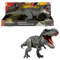 Isırma hareketi yapan ışıklı ve sesli Jurassic World Rebirth Tyrannosaurus Rex dinozor figürü