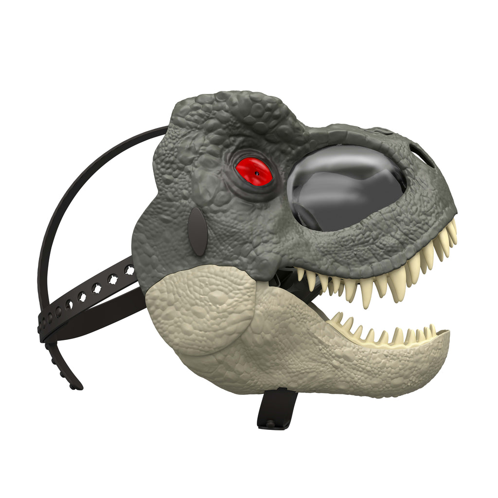 LED ışıklı gözleri ve 3 efekt seviyesiyle canlandırma oyunlarına ilham veren Jurassic World Işıklı ve Sesli Dinozor Maskesi