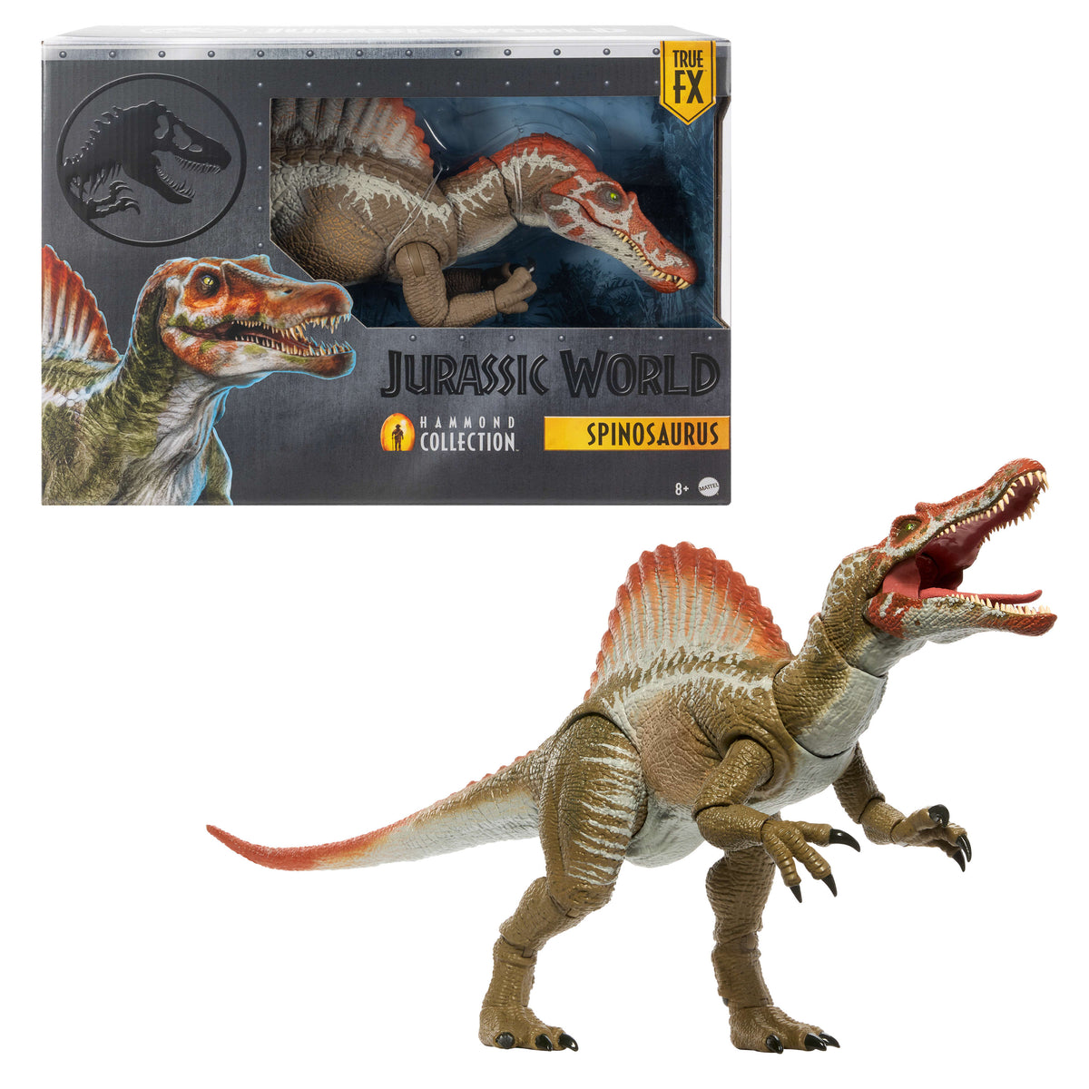 Jurassic Park 3 filminden uyarlanan, çok büyük ölçekli Jurassic World Hammond Koleksiyonu Spinosaurus aksiyon figürü
