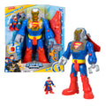 Imaginext DC Super Friends Superman Insider ve Exo Kostümü, ışıklı ve sesli robot, 6 parça
