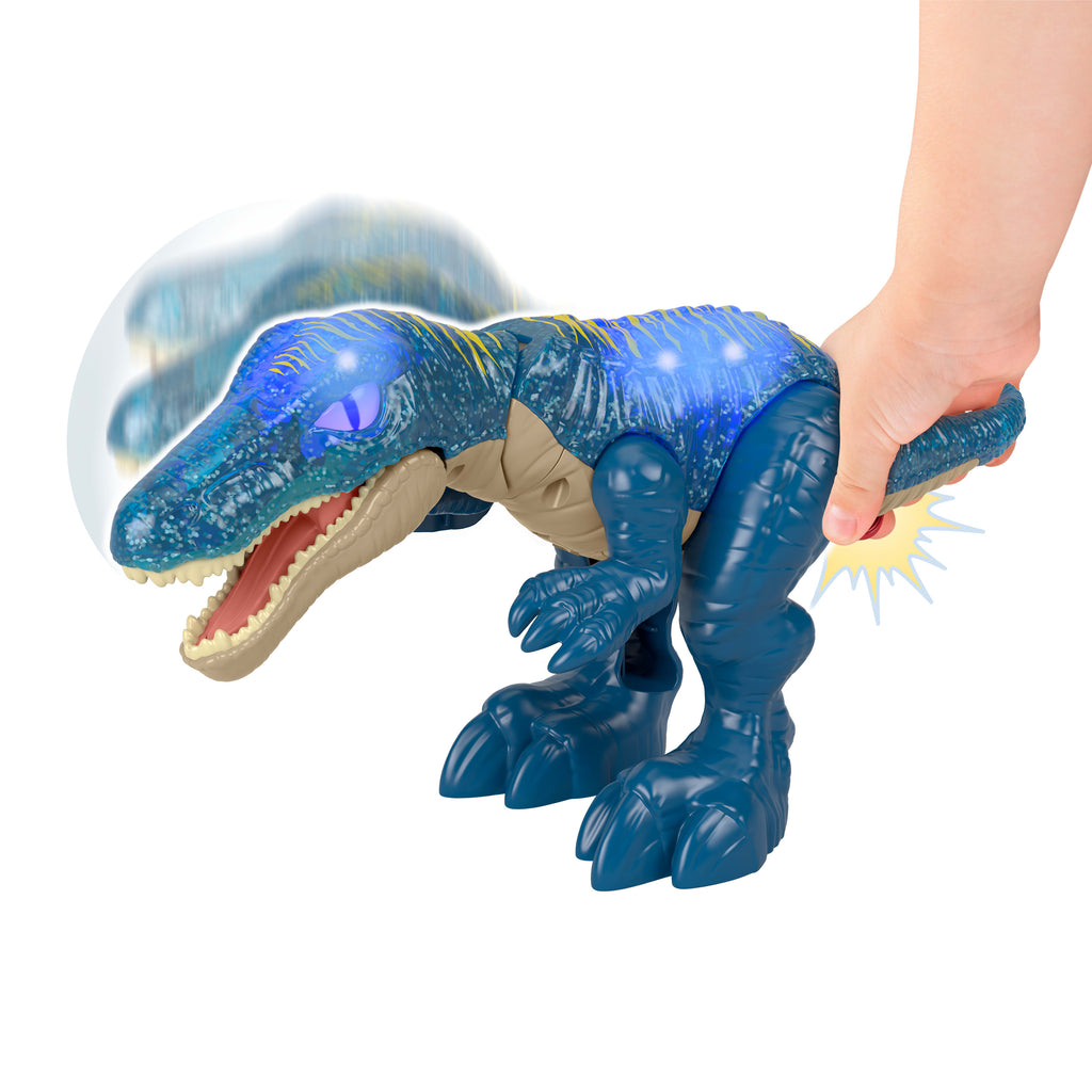 Imaginext Jurassic World Işıklı Kükreyen Baryonyx, ışıklı, sesli ve ısırma özelliğine sahip dinozor oyuncağı