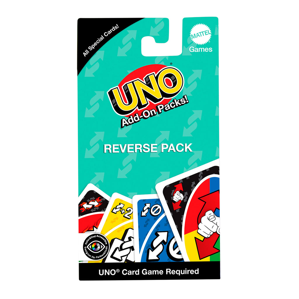 UNO Reverse Ekleme Paketi Kart Oyunu