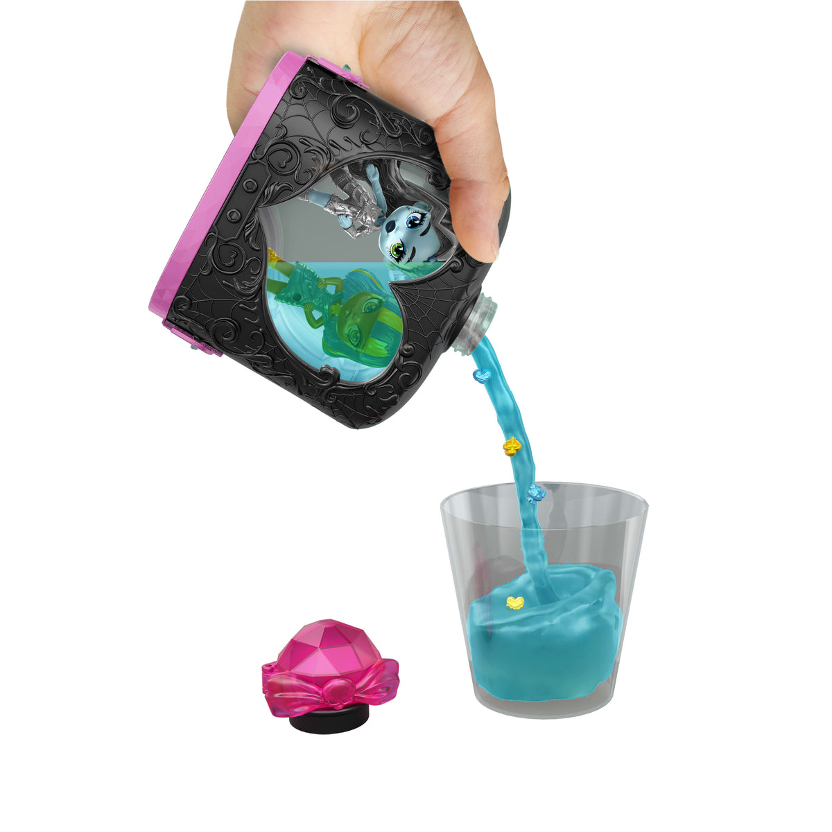 Monster High İksirleri Havalı Arkadaşım 2'li mini bebek paketi, sürpriz karakter figürleri (Karakterler çeşitlilik gösterebilir)