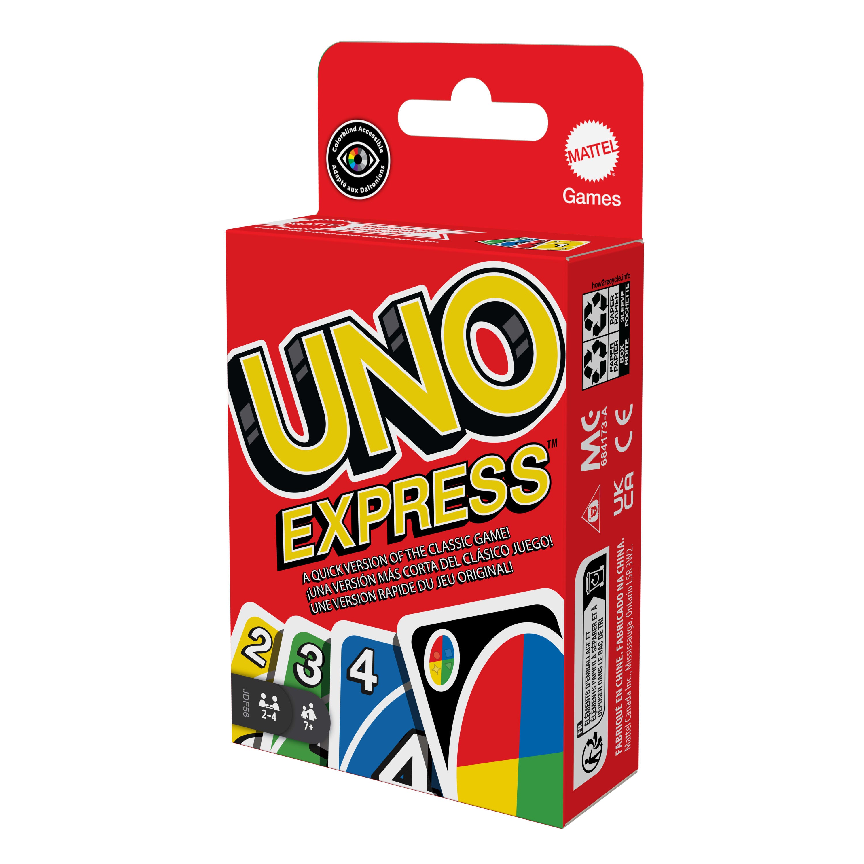 Oyun geceleri için UNO Express™ kart oyunu